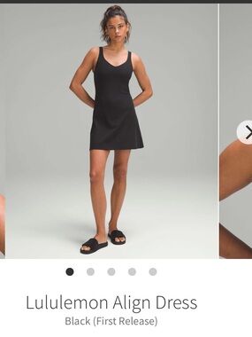 Lululemon black align dress
